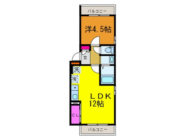 ソリッドスクエア光が丘の物件間取画像